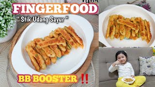 BB BOOSTER ‼️  FINGERFOOD SNACK MPASI TINGGI KALORI ANTI GTM  MPASI DARI UDANG DAN TELUR [upl. by Trebleht]