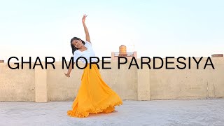 GHAR MORE PARDESIYA KALANK SEMI CLASSICAL BOLLYWOOD ALIA BHATT DANCE COVER [upl. by Gwyn475]