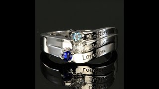 Engraved Mothers Ring [upl. by Vezza]