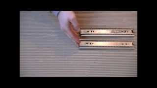 Full extension drawer slides  ball bearing runners for kitchen and bedroom drawers by Buller Ltd [upl. by Ellon]