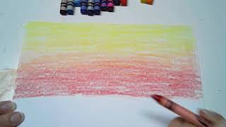 Blending Crayons  Sunset [upl. by Muriel901]