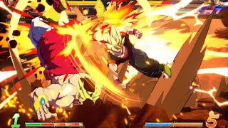 DRAGONBALL FighterZ Super Saiyen Goku Black DBS Broly vs DBZ Broly Majin Buu Janemba [upl. by Tibold]