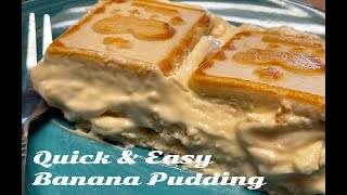 THE BEST BANANA PUDDING WITH CHESSMAN COOKIES  QIUCK amp EASY SIMPLY DELICIOUS [upl. by Olivia573]