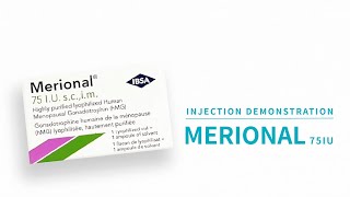 【Injection Demonstration】Merional 75 IU [upl. by Justicz]