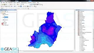 Mapas de isolineas con ArcGIS isotermas isoyetas y curvas de nivel [upl. by Sharos533]