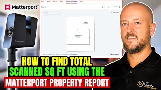 How To Estimate scanned sq ft from a Matterport Tour [upl. by Onig]