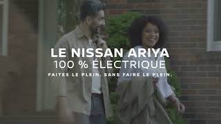 Le Nissan ARIYA 100  Électrique  S’évader en tout confort [upl. by Tullus721]