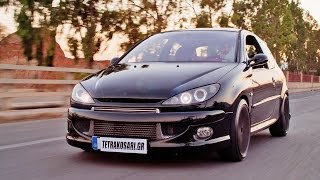 Peugeot 206 Turbo 450hp Diamantis Racing  Autokinisimag [upl. by Durware199]