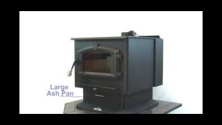 US Stove Wood Stove  123000 BTU EPACertified Model 3000 [upl. by Aldo122]