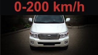 Toyota Land Cruiser 200 V8 TD 0200kmh [upl. by Hajed]