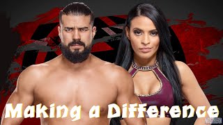 WWE Andrade amp Zelina Vega  quotMaking a Differencequot [upl. by Wightman]