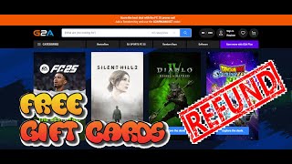 G2A Refund Method Get Free Games amp Giftcards OCTOBER 2024 Latest Working [upl. by Wiles877]