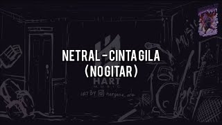 Netral  Cinta GilaNO GITARVocalChordLyric [upl. by Amikat]