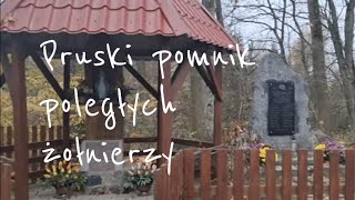 Pomnik poległych żołnierzy pruskich  Guja Gross Guja na Mazurach [upl. by Droflim]