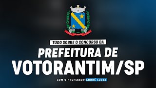 CONCURSO PREFEITURA DE VOTORANTIMSP  PLANEJAMENTO DE ESTUDOS [upl. by Ayotnahs]