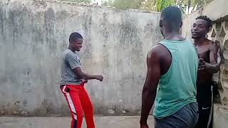 Ulingo wa Moto gang kicking challenge motivation Aj Derick starring amp Mohlesco tezo Tkd Action [upl. by Dihgirb]