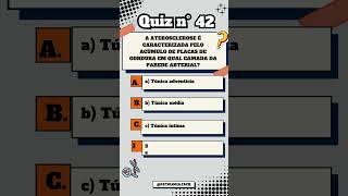 Quiz n° 42 ateroscletose quiz patologia [upl. by Assennav]