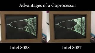 Advantage of an Intel 8087 Coprocessor [upl. by Hatnamas]