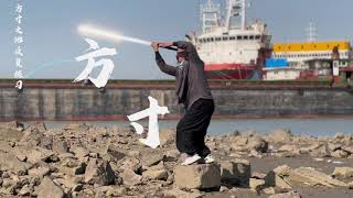 The emphasis of squareinch sword is on pile skills武术健身 双手剑 方寸剑 kungfu [upl. by Ennairda]