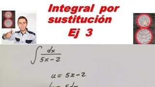 Integral por sustitución Ejemplo 3 [upl. by Adniled490]