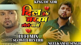 Dil deke jakham lele bani Neelkamal Singh sad Song Bhojpuri gana slowed reverb Lufi mix king of adr [upl. by Coates39]