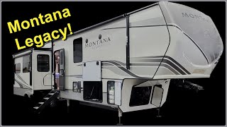 2022 Montana Legacy 3931FB Fifth Wheel Tour [upl. by Hgielrahc746]