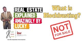 What Is Blockbusting Actual Example  Real Estate Explained 154 [upl. by Ovid172]