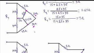 Delta  Wye∇Y amp Wye  Delta  Y∇ Transformation Example 3 Very Very Hard [upl. by Omarr]