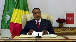 MESSAGE DE VOEUX DU PRESIDENT DENIS SASSOUNGUESSO À LOCCASION DU NOUVEL AN 2024 [upl. by Dail]