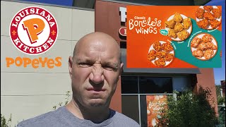 Popeyes New Boneless Wings [upl. by Sivehc]