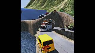 reckless bus driver on the highway 005  Euro Truck Simulator 2 [upl. by Arahas]