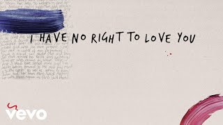 Rhys Lewis  No Right To Love You Lyric Video [upl. by Hermes]