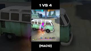 1VS4 GOD CLUTCH 🔥🤯 foryou 1vs4 freefire youtubeshorts freefirehighlights shorts ff [upl. by Orit]