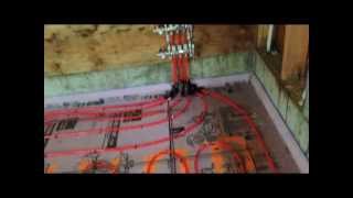 PEX Tubing Layout and Install for InSlab Radiant Heat [upl. by Louth]