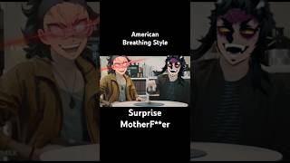 Genya American Breathing Style 😆  Demon Slayer Season 4 Funny tanjiro genya anime mitsuri [upl. by Fried578]