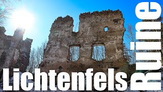 4K UHD Mavic Air 2 zur Ruine Lichtenfels im Waldviertel Austria [upl. by Norag]