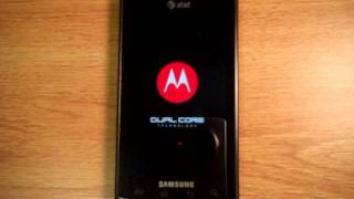 Motorola Atrix 4G Boot Animation [upl. by Atelra]