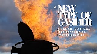 A new type of gasifier gives 1050 times less tar than an Imbert gasifier [upl. by Chadwick]