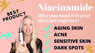 Niacinamide BEST PRODUCT for aging skin hyperpigmentation acne sensitive skin and Rosacea [upl. by Sharp]