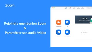 Rejoindre une réunion Zoom et paramétrer laudio et la vidéo [upl. by Deer]