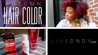 HOW I RECOLOR MY 4C NATURAL HAIR AUTUMN RED [upl. by Onil]