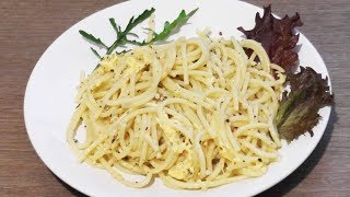 Spaghetti With Cheese And Walnuts  Recipe For LactoOvo Vegetarians [upl. by Sula]