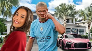 Erling Haaland Wife Biography Lifestyle amp Net Worth  Man City Manchester City FC Goals Highlights [upl. by Xino]