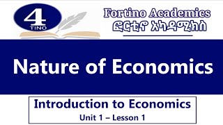 Introduction to Economics  Nature of Economics  Unit 1 Part 1  Economics 101  Basic Economics [upl. by Netsirc]