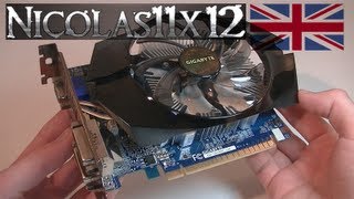 GIGABYTE NVIDIA GeForce GTX 650 OC 1GB GDDR5 Graphics Card Review [upl. by Strait]