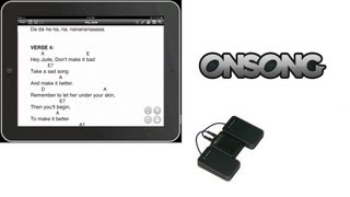 OnSong and AirTurn  Adjusting Scroll Speed and Settings [upl. by Nellir740]