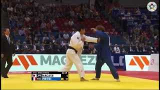 WCJudo 2014 T NAGASE Jpn Vs LPIETRI Fra [upl. by Anilave618]