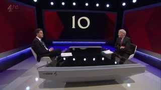 Leaders Debate  Ed Miliband interviewed by Jeremy Paxman 26th March 2015 [upl. by Hnahk]