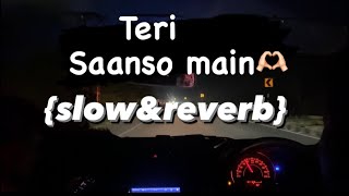 Teri saanso main🫶🏻🔥songslowreverbnight view [upl. by Jacenta311]