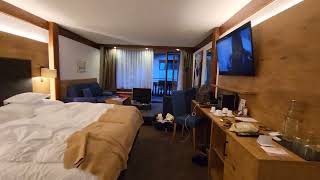 Fun Ep68 Arrival in Zermatt amp Swiss Alpine Allalin Hotel check in amp Spa [upl. by Hsejar]